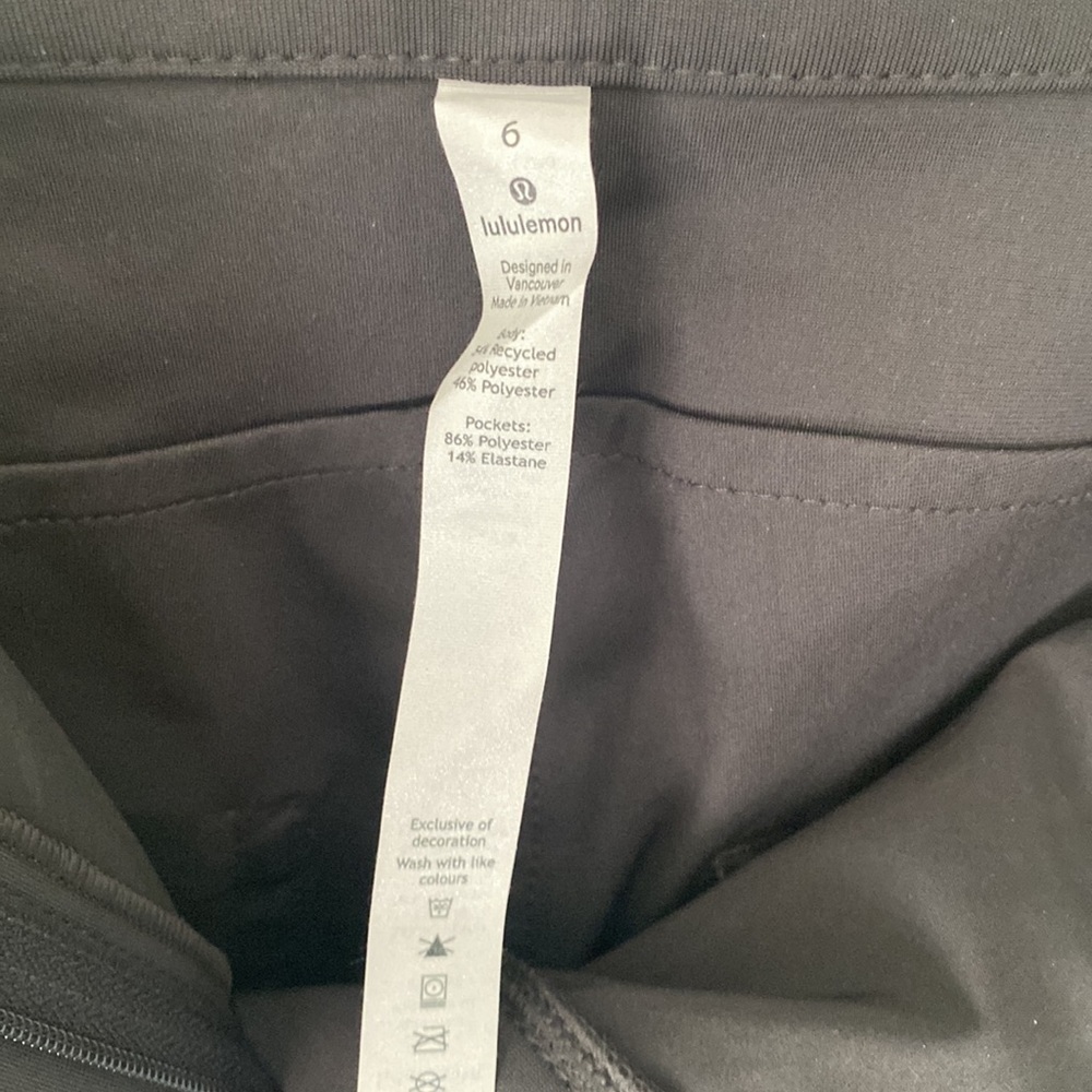 Lululemon City Sleek 5 Pocket Dark Grey Pants Size 6 - Picture 12 of 14
